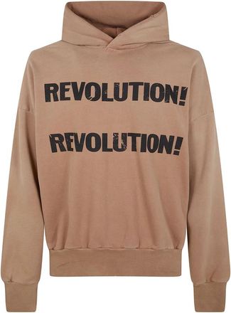 Fear of God Revolution Hoodie - Heren - Hoodies - Bruin - S - Katoen - Hoodies & sweatvesten