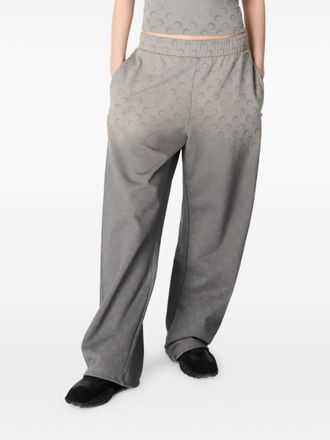 Marine Serre Katoenen trainingsbroek met reliëf - Grijs