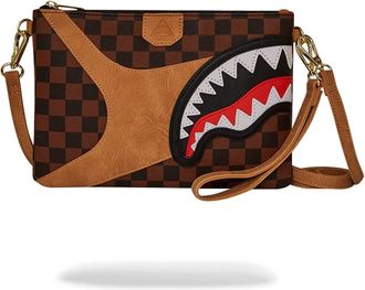 Sprayground Womens Hennyville Crossover Clutch - Brown - One Size