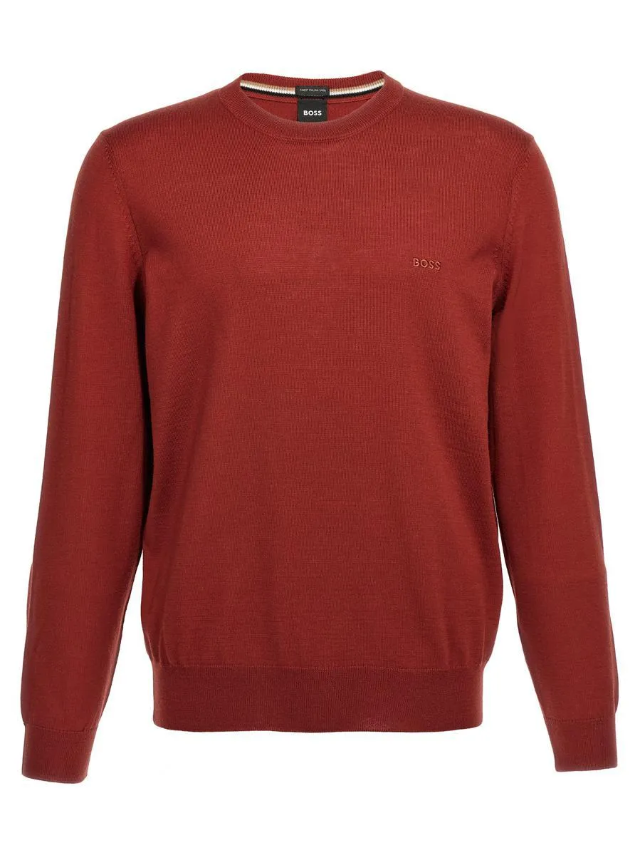 Hugo boss burgundy jumper hotsell