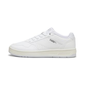 Puma Puma Unisex Court Classic, PUMA White-Silver Mist-PUMA Silver, 12 UK