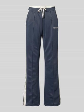 Pegador Trackpants mit Spitzenbesatz Modell TIHANY LACE in Blau, Gr&ouml;&szlig;e XL