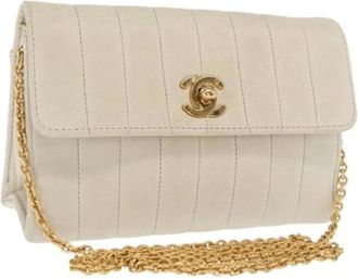 Chanel Pre-owned Mini Bags, female, Beige, Size: ONE SIZE Pre-owned Vintage Mini Bag