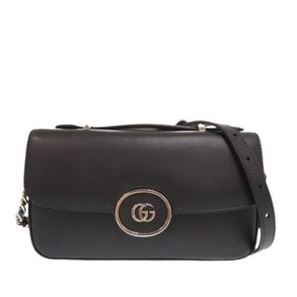 Gucci Pre-owned Cross Body Bags, female, Black, Size: ONE SIZE Pre-owned Satchel