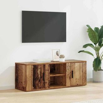 vidaXL vidaXL Mobile TV Legno vecchio 100 x 31,5 x 35 cm Legno multistrato