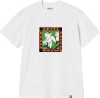 Carhartt Work in Progress S/S Julia Klenovsky T-Shirt - Heren - T-shirts - Wit - M - Tops