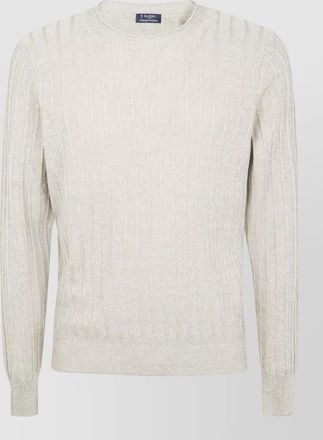 Barba fine-knit crew-neck jumper