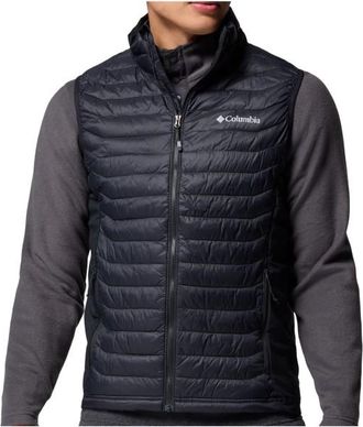 Columbia Powder Pass Hybrid Vest Kunstfasergilet f&uuml;r Herren | grau