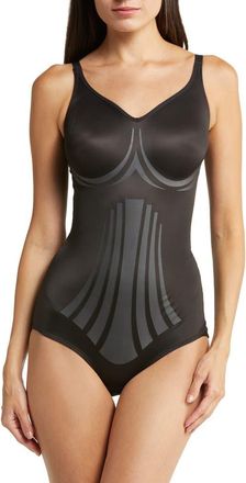 Miraclesuit Modern Miracle Wireless Shaping Bodysuit in Black at Nordstrom, Size X-Large