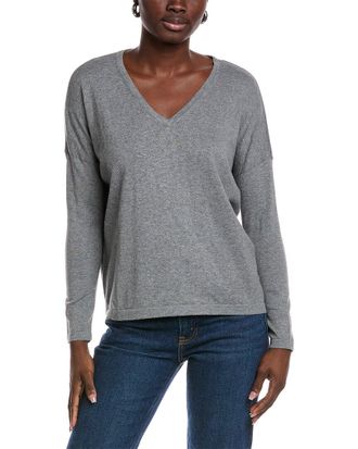 Minnie Rose Cashmere-Blend Sweater