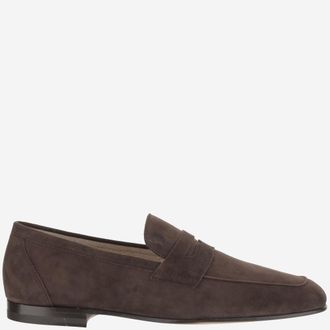 Tod's Brown Slip On Loafers