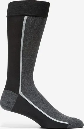 Cole Haan Mens Clocking Dress Crew Socks - Black