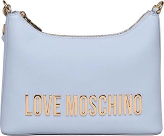 Love Moschino Tassen, Dames, Blauw, ONE Size, Schoudertas met logo