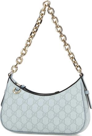 Gucci Womens With Shoulder Bag Blue Fabric