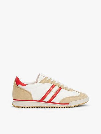 Tommy Hilfiger Leather Cleat Classic Runner Trainers