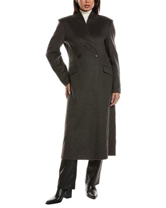LaMarque Lamarque Double Face Wool-Blend Coat