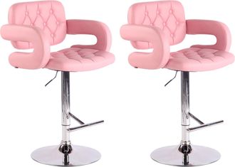Clp Clp - Set De 2 Taburetes De Bar Dublin Rosado