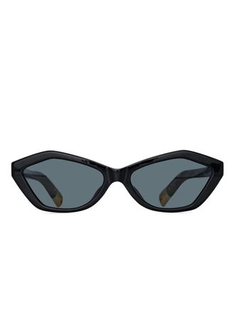 Jacquemus Bambino sunglasses - unisex - Acetate - 56 - Black