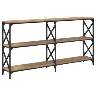 vidaXL Vidaxl Tavolo Consolle Rovere Artigianale 156 X 28 X 80,5 Cm