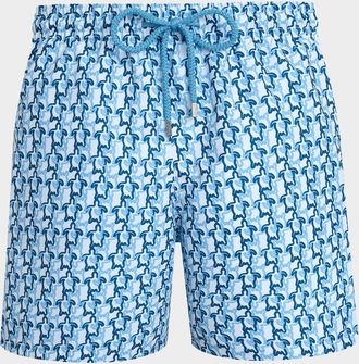 Vilebrequin Men & apos;s Turtle Net Swim Trunks