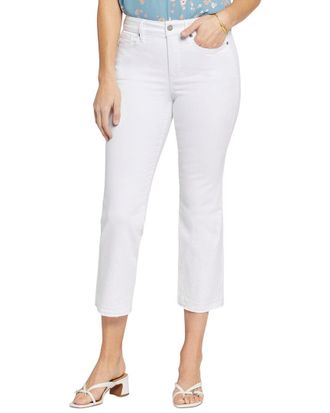 NYDJ Petite Marilyn Optic White Ankle Crop Jean