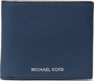 Michael Kors Hudson Pebbled Leather Billfold Wallet