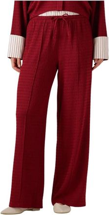 Refined Department Refined Department, Broeken, Dames, Rood, L, Bordeaux Mara Pants voor stijlvolle winter