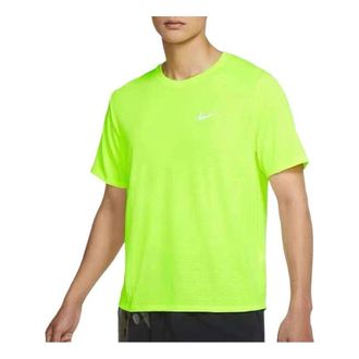 Nike Dri-FIT Miler Short Sleeves Training Tee Neon Green CU5993-702