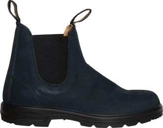 Blundstone Navy Nabuk Chelsea Boot - Heren - Chelseaboots - Blauw - 41 1/2 EU - Leer - Schoenen