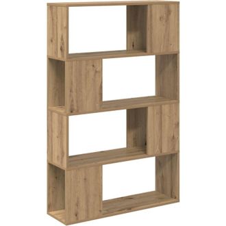 vidaXL Vidaxl - Bookcase Artisan oak Engineered wood 80 x 24 x 124 cm Storage