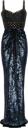 Jenny Packham Only You maxi dress - women - Polyester - 10 - Multicolour