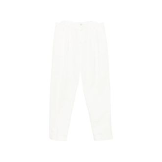 Canali Heren, Broeken, Wit, Maat: XL Katoen