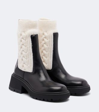 Jimmy Choo London Botines Tamia de piel trenzados