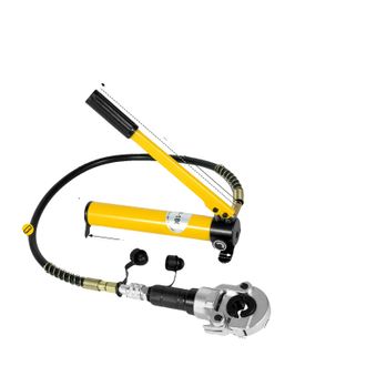 OEM Juego De Herramientas De Engaste Hidr&aacute;ulicas, Compresi&oacute;n De 6 Toneladas, Opciones De Matrices Multiusos, Color Amarillo