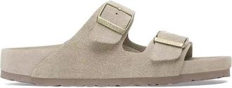 Birkenstock Arizona EXQ Leve Smalle Pasvorm - Dames - Schoenen - Beige - Maat: 39 EU Leer