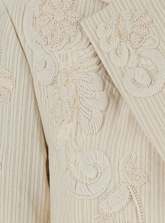 Dries Van Noten Womens Jacket Birdy Beige Blazers