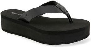 Splendid Quintana Eva Platform Flip Flop in Black at Nordstrom Rack, Size 10