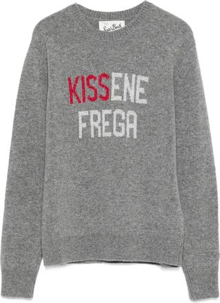 MC2 Saint Barth Kissene Frega lettering jumper - Grijs