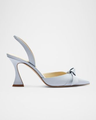 Alexandre Birman Clarita Bell Slingback Leather Sandals