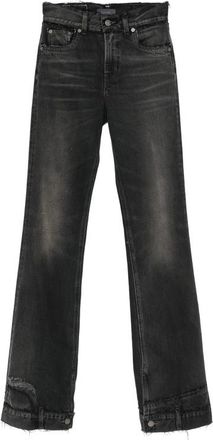 Haikure Black Flared High Rise Jeans
