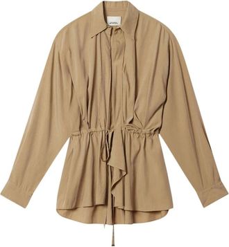 Isabel Marant Isabel Marant, Shirts, female, Beige, Size: 2XS Keren Shirt Dress