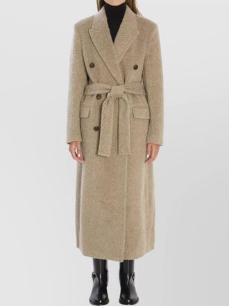 Golden Goose double-breasted belted coat