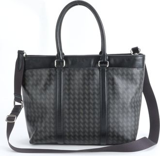 Coach Black Leather Briefcase Tote Bag (Pre-Owned)