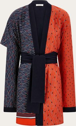 Ferragamo Women Pure wool and silk cardigan Multicolor