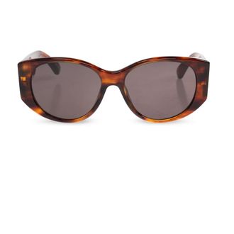 Balenciaga Sunglasses, female, Brown, Size: ONE SIZE Nano Round Sunglasses