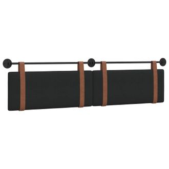 vidaXL Cabecero Colgante Negro Pu Antiguo Vidaxl