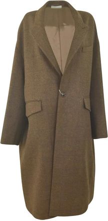 Maison Margiela Dames, Mantels, Bruin, Maat: XS