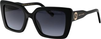 Marc Jacobs Stijlvolle zonnebril voor een trendy look - Dames - Zonnebrillen - Zwart - 55 MM - Accessoires