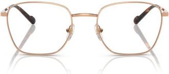 Vogue Eyewear 51mm Pillow Optical Glasses in Rose Gold at Nordstrom