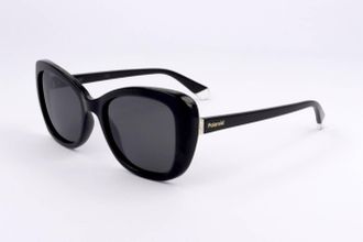 Polaroid Polarized Grey Butterfly Ladies Sunglasses PLD 4132/S/X 0807/M9 53